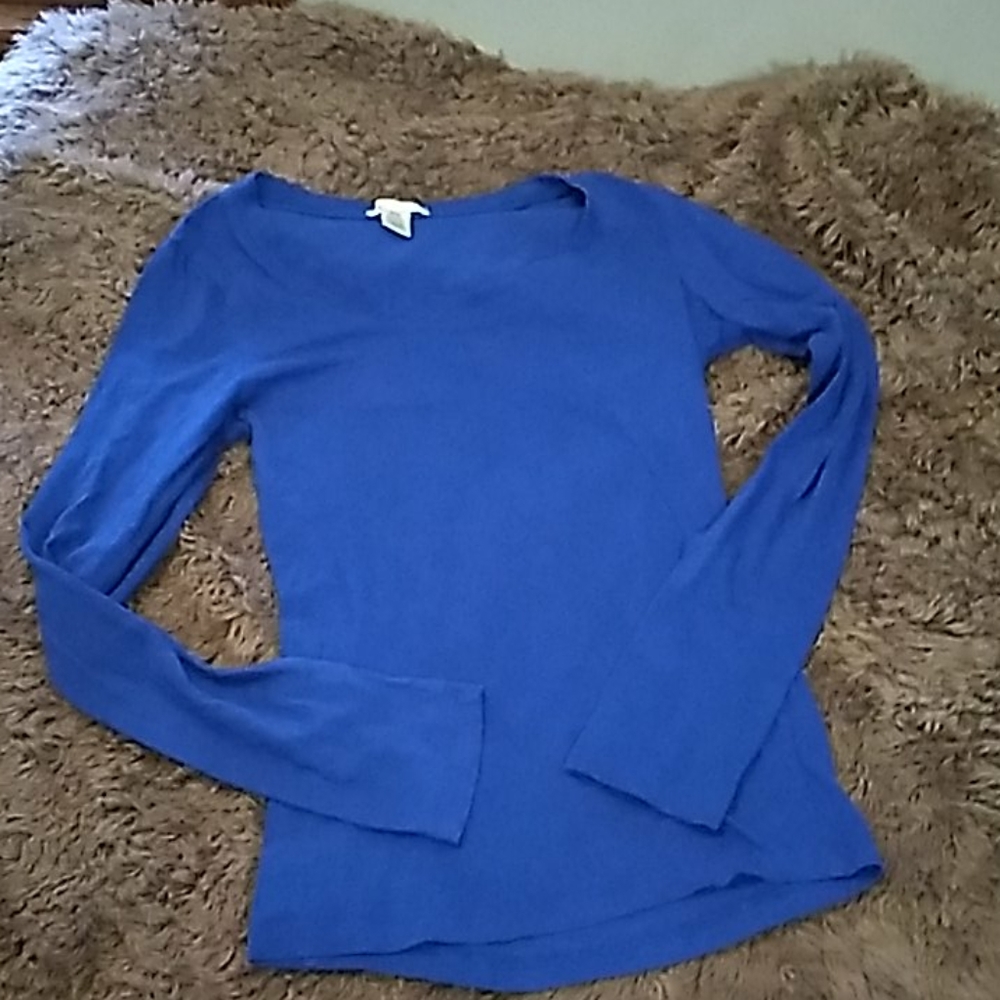 blue long sleeve